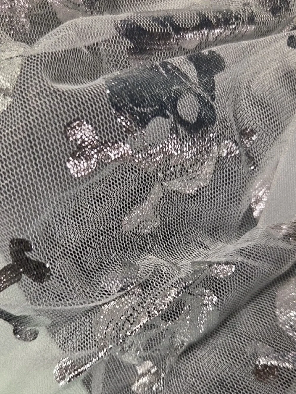 Frisco Black & Silver Skeleton Tutu Dress for Dogs